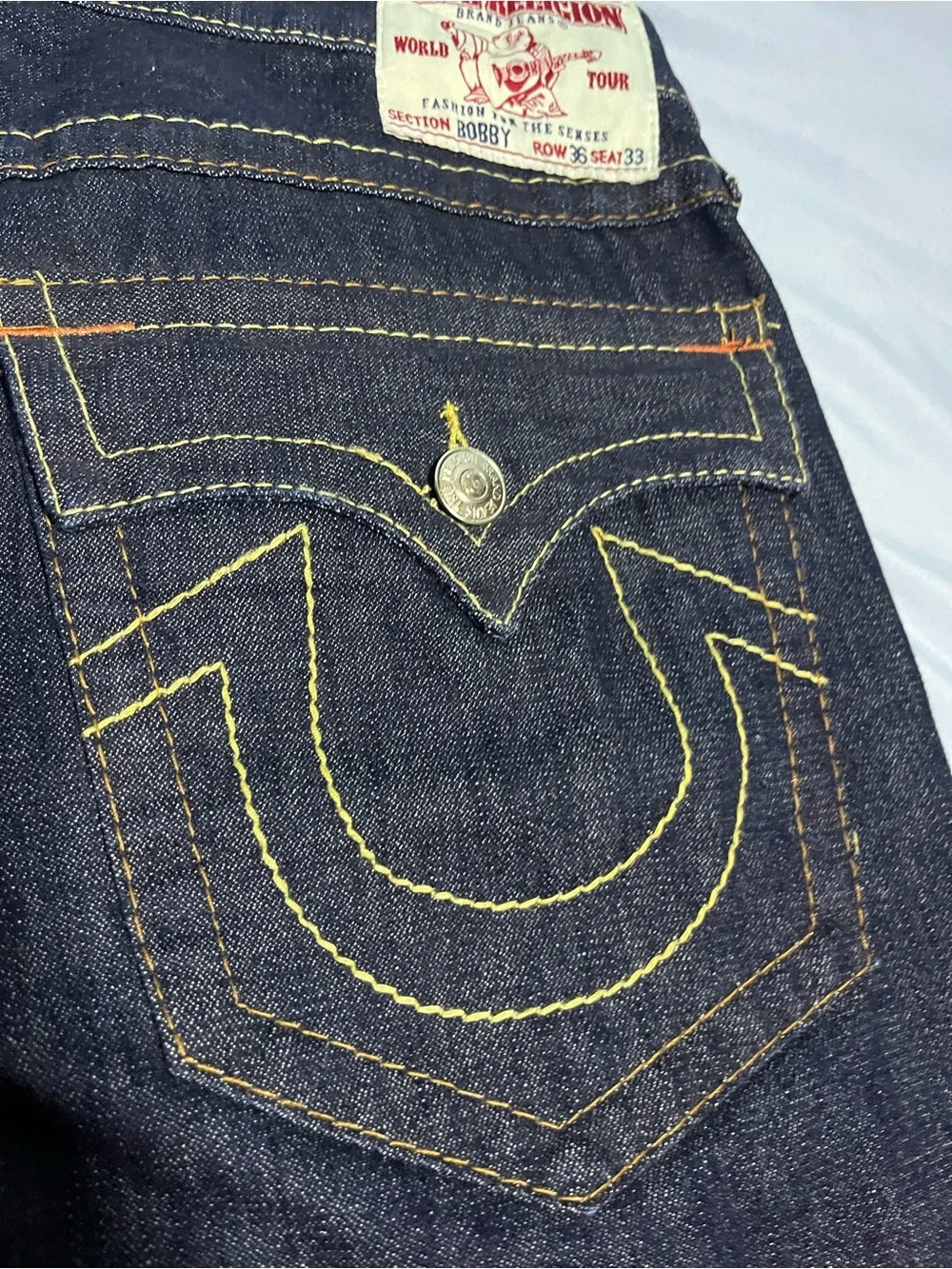NWT Vintage True Religion Dark Wash Denim Jeans